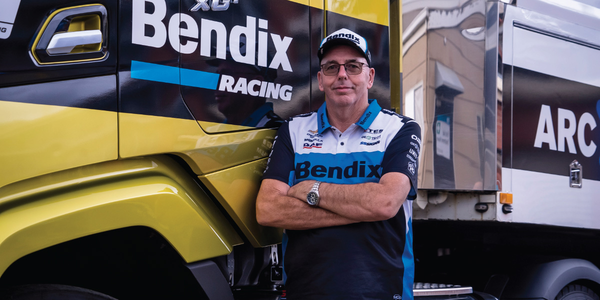 Great brakes not just for the track says Bendix Racing Team transporter ...